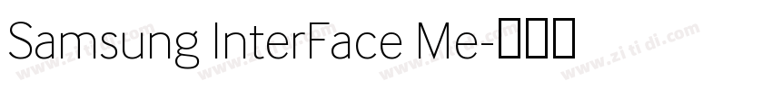 Samsung InterFace Me字体转换
